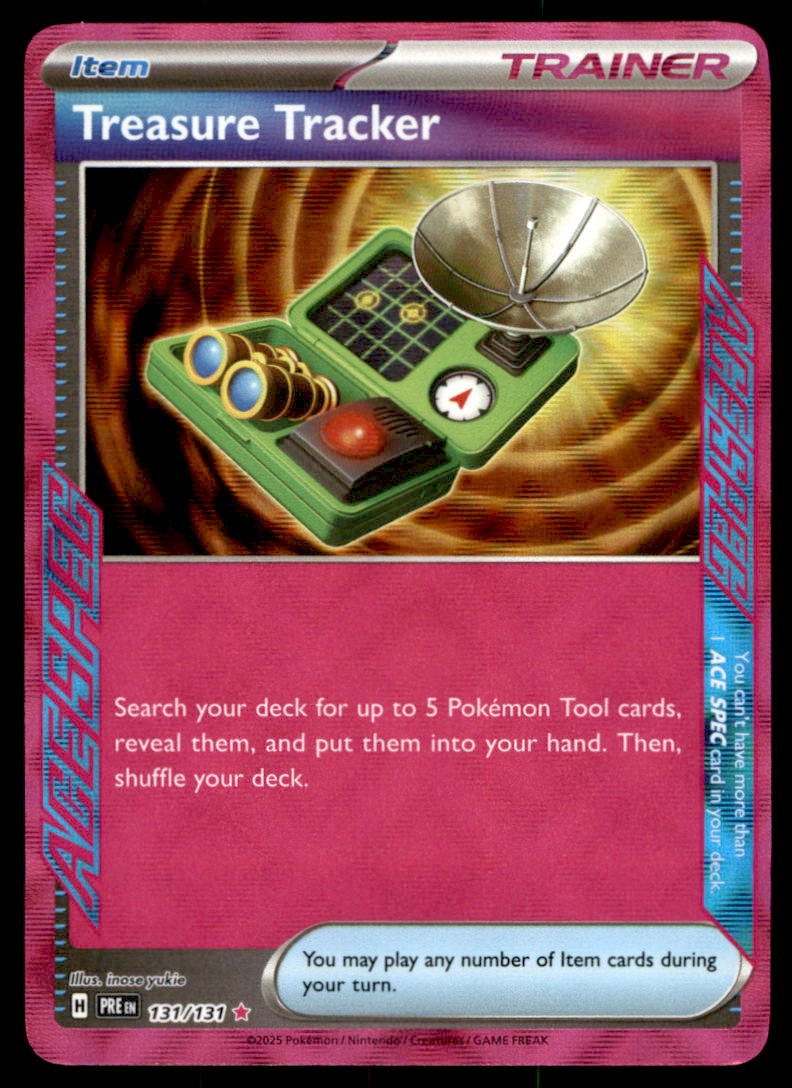 Treasure Tracker 131/131/131 Holo SV: Prismatic Evolutions Pokemon Holo LP