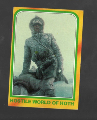 1980 Topps The Empire Strikes Back Series 3 card #299 Hostile World of Hoth
