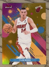 2025-26 Topps Finest TYLER HERRO Common Gold Refractor #31/50