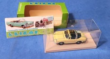 VINTAGE ELIGOR YELLOW PORSCHE 911 TARGA DIECAST w/ORIGINAL BOX**1:43**RARE**