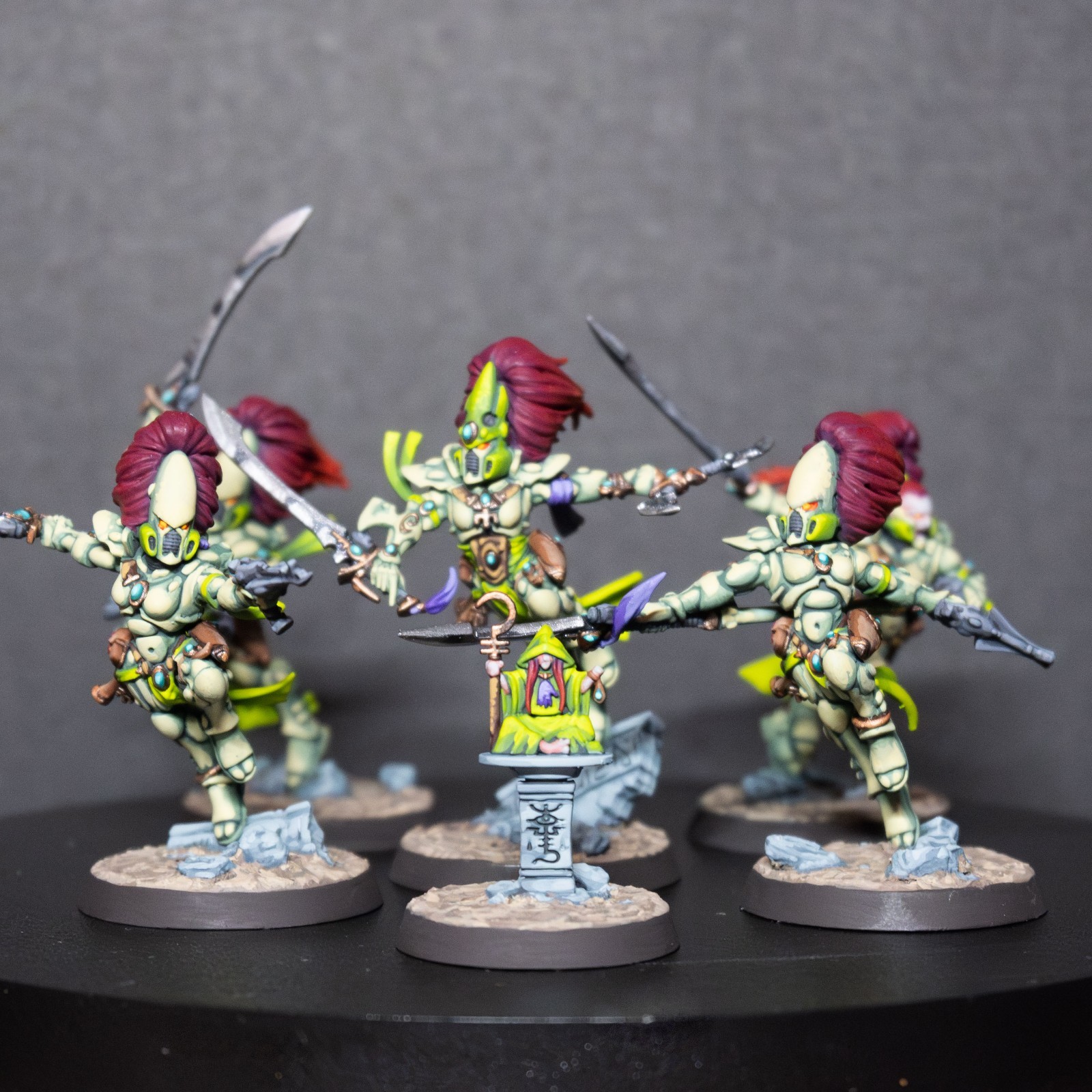 Warhammer 40k - Pro Painted Aeldari Howling Banshees Squad Craftworld / Aeldari