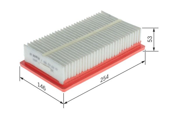 Bosch Luftfilter F 026 400 634 FüR Hyundai KIA-image