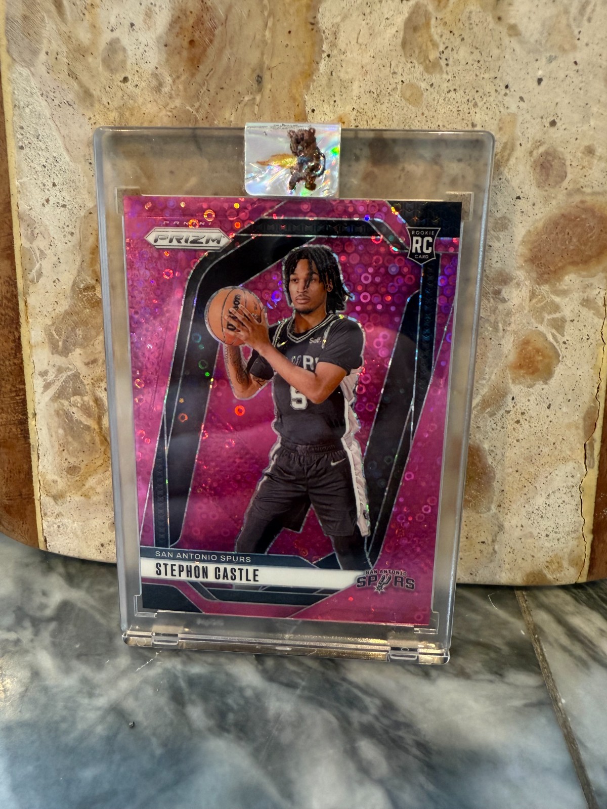 Stephon Castle 2024-2025 Pink Fast Break Prizm RC /50 #234