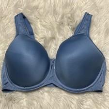 Wacoal 36DD Bra Blue Basic Beauty Spacer 853192 Underwire T Shirt Back Closure
