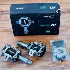  HT M1 Leopard Mountain Bike Pedali Nero Acciaio Inox Tacchetti Sigillati