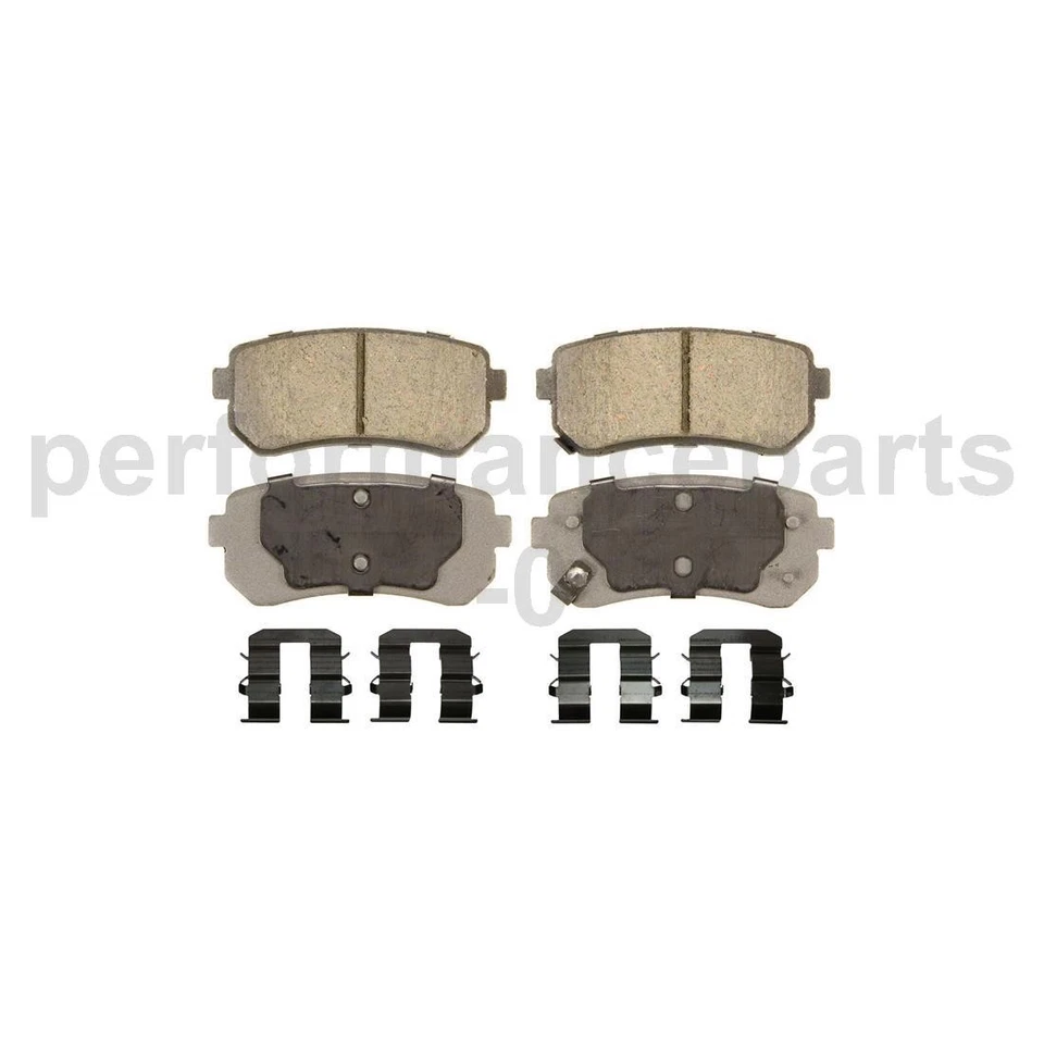 Juego de pastillas de freno de disco trasero rotor de freno de disco para Hyundai Elantra 2009-2012 Foto 3 de 4