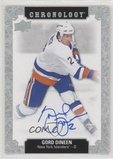 2018-19 Upper Deck Chronology Franchise History Gord Dineen #FH-NYI-GD Auto 0i47