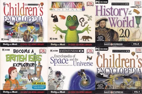 EYEWITNESS DK CD-ROM SET ( DAILY MAIL Newspaper 6 PC CD-ROM Set )