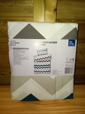 Image of Bedding Single 135x200cm Microfibre Sateen Bedlinen Zipped Thread Count 172 NEW