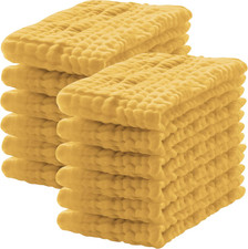 12 Pack 20"x10" Muslin Burp Cloths 100 Cotton Muslin Cloths Large - Extra Soft