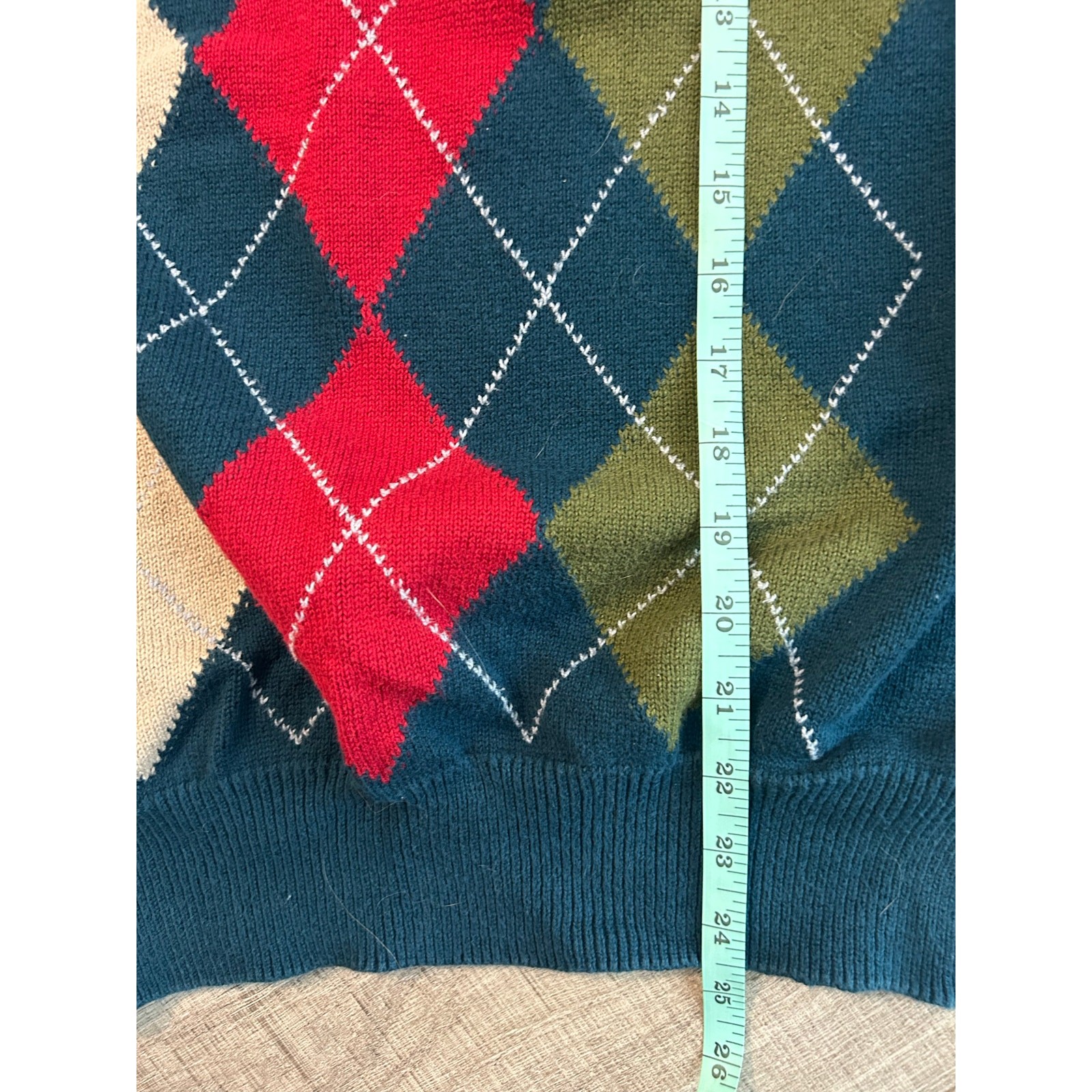 Pendleton Country Traditionals Argyle Cotton Swea… - image 6