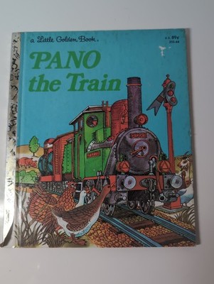 Pano The Train, A Little Golden Book - Vntg Children's Book, Original Print 1975