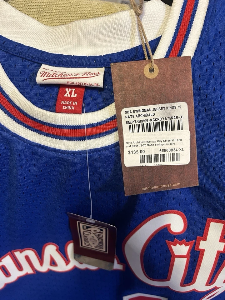 Nate Archibald 1975-76 Hardwood Classics Kansas City Jersey By Mitchell & Ness - Image 3 of 4