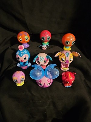 Mix Lot Of 10 Vintage Zoobles.  Different Sizes And Colors. 