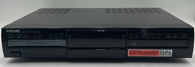 Philips CDR778 Dual Audio CD Recorder/Player Tested And Working No Remote