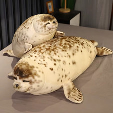 Chubby Seal Plush Pillow Spotted Marine Sea Animal Stuffed Cushion Pillow Doll