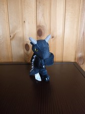 Wings of Fire Cutie Cuff Plush Slap-On Bands Series 1 Morrowseer Black/Gray