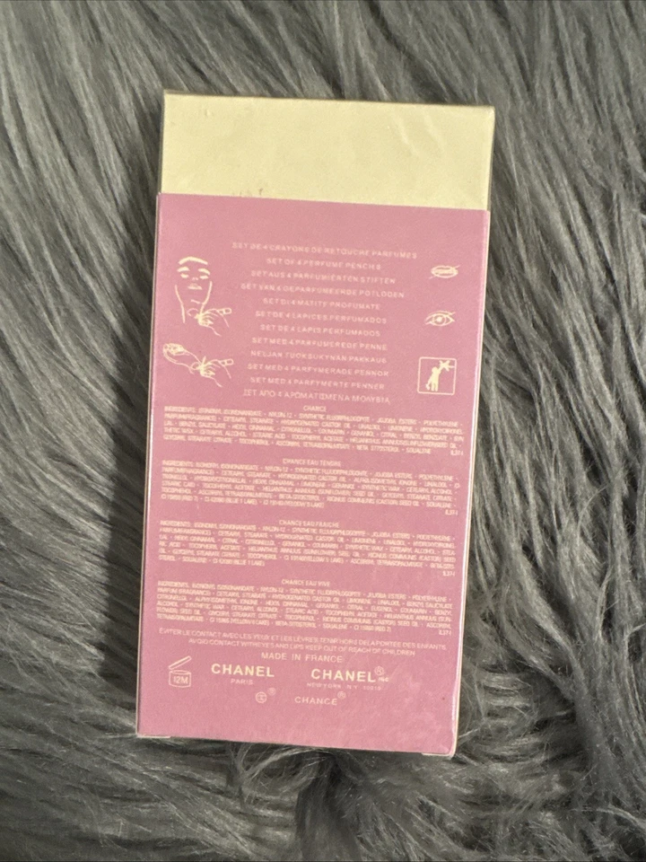 Chanel Chance 4 Crayones De Parfum Perfume Sellado NUEVO Foto 2 de 4