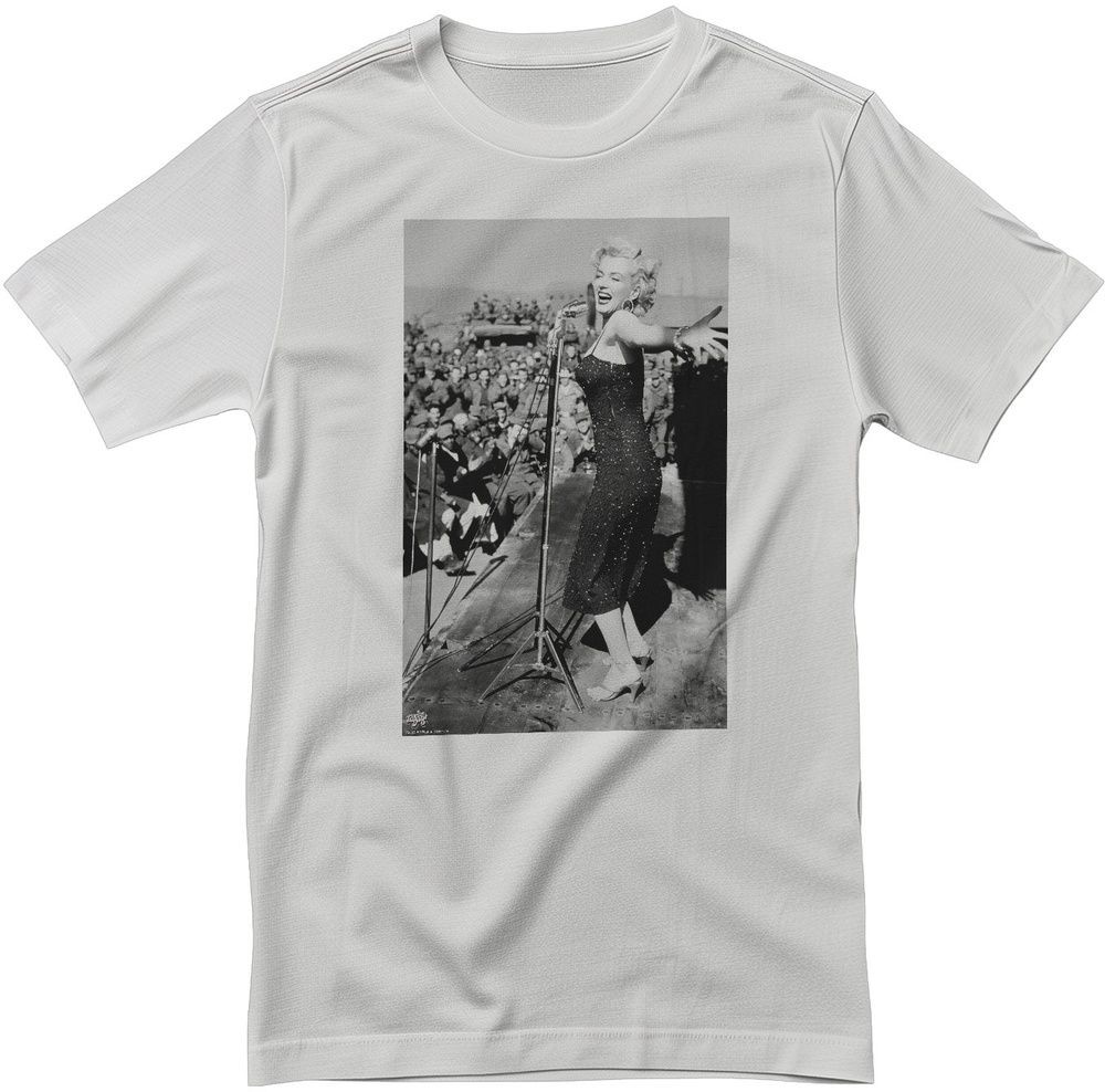 Marilyn Monroe Crowd Stopper Photo T-Shirt RD-1-MM003-DTG