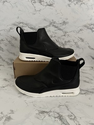 Nike Air Max Thea Mid Black Sail Chelsea Boots Shoes 859550-001