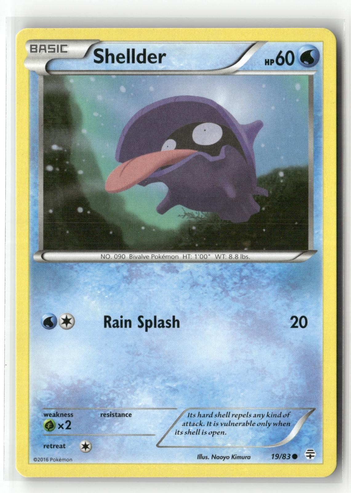 SHELLDER 19/83 C GENERATIONS POKEMON NM/M