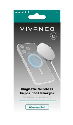 VIVANCO Magnetic Wireless Super Fast Charger 15W (62960) #1907243