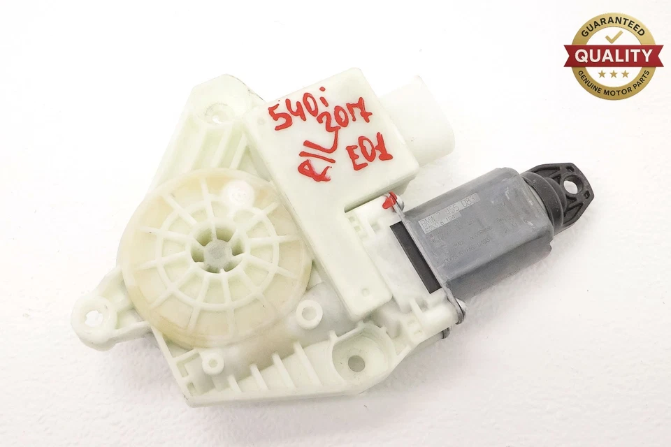 2017 - 2023 BMW 530i 540i G30 REAR LEFT SIDE DOOR WINDOW REGULATOR MOTOR OEM - Image 2 of 3