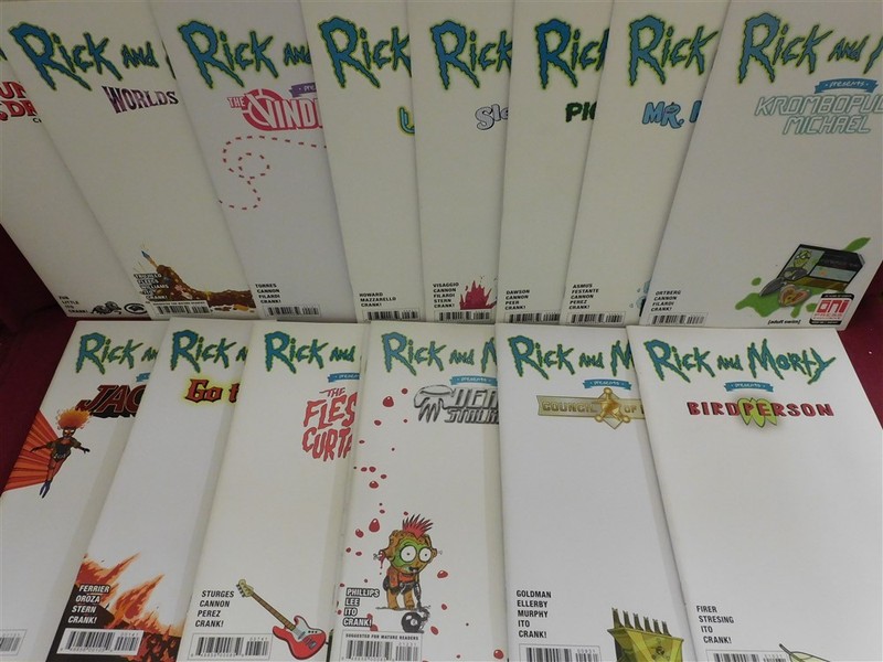 RICK AND MORTY 1 ONI SKETCH VARIANT LOT 15 COMICS ADULT SWIM CARTOON 2021 VF/NM