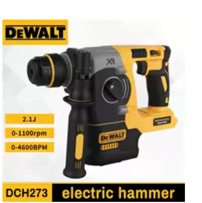 DEWALT DCH273 20V 6.0Ah 브러시리스 SDS-Plus 로터리 해머 2.1J 360° 핸들