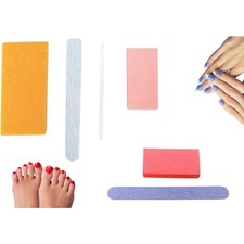 Disposable Nail Care Kit 4-in-1 Pedicure Set with Pumice Sponge and 2-in-1