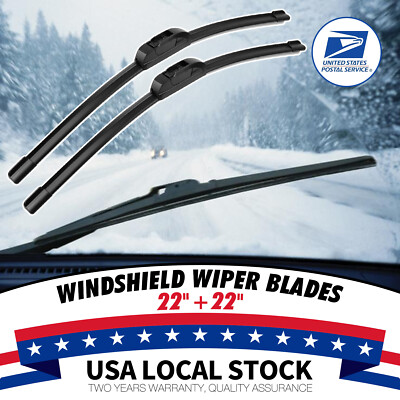 Wind Shield Wipers For Car Pair Of 24" Front Windshield Wiper Blades For 2002-2008 Dodge RAM 1500, 2500, 3500 - Direct Fit 24 Wiper Blade