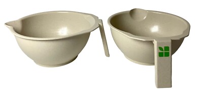 2-Matrix Biolage RAW Color Mixing Bowl, Beige, Tan,  5.5  NEW