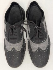 Cole Haan Zerogrand Stitchlite Mens Size 11 M Gray Oxford Knit Shoes C26233