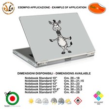 Zebra whitehead sticker notebook tablet sticker animal cartoon print pvc 1pc
