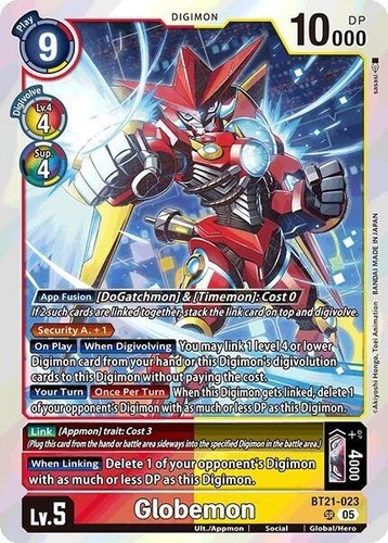 Globemon Foil - BT21-023 - NM - Digimon TCG
