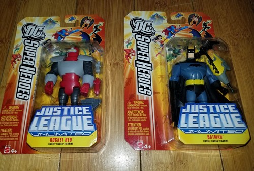 DC Super Heroes Justice League Unlimited Batman & Rocket Red Actionfigur 1D - Bild 2 von 3