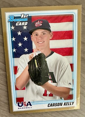 Carson Kelly 2010 Bowman Draft Prospects Gold ROOKIE Card # BDPP-100 ...