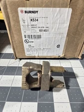 4x Burndy KS34 Split Bolt