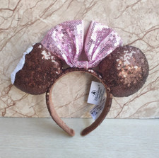Disney Parks Resort Chocolate Exclusive Ice Cream Bar Minnie Ears Headband US