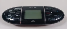 Sharp LCD TV Magnetic Remote Control GA625WJSA Clock/Timer/Alarm for LC-19D45U