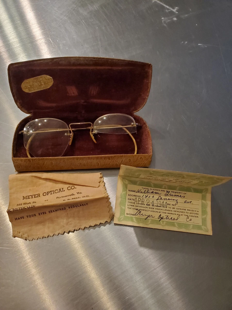 Bausch + Lomb Original 1940s Vintage Eyeglasses for sale | eBay
