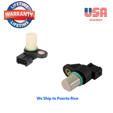 2 Kits Camshaft  Crankshaft Position Sensor Fits: Hyundai Elantra Tiburon 2.0L