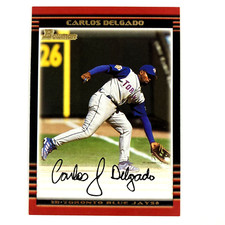 Carlos Delgado 2002 Bowman Card #85 MLB Toronto Blue Jays