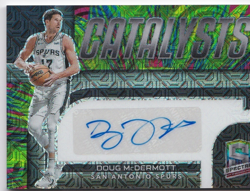 DOUG MCDERMOTT CATALYSTS AUTOGRAPH META 18/25 SPECTRA 2022-23 SPURS