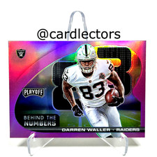2021 Panini Playoff DARREN WALLER Behind the Numbers #BTN-DWA Pink PRIZM RAIDERS