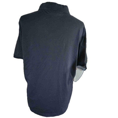 Michael Kors Womens Blue Short Sleeve Polo Shirt Size L - Picture 3 of 6