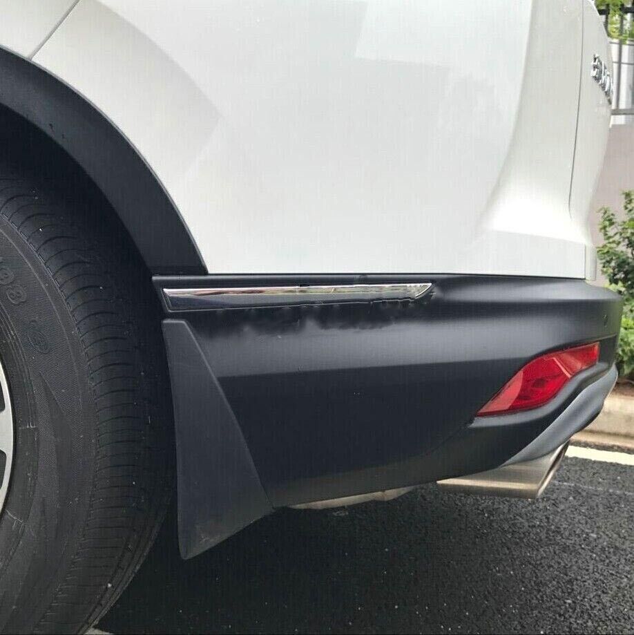 Plating Rear Bumper Corner Side Strip Trims Accessories For Honda CRV 2017-2020