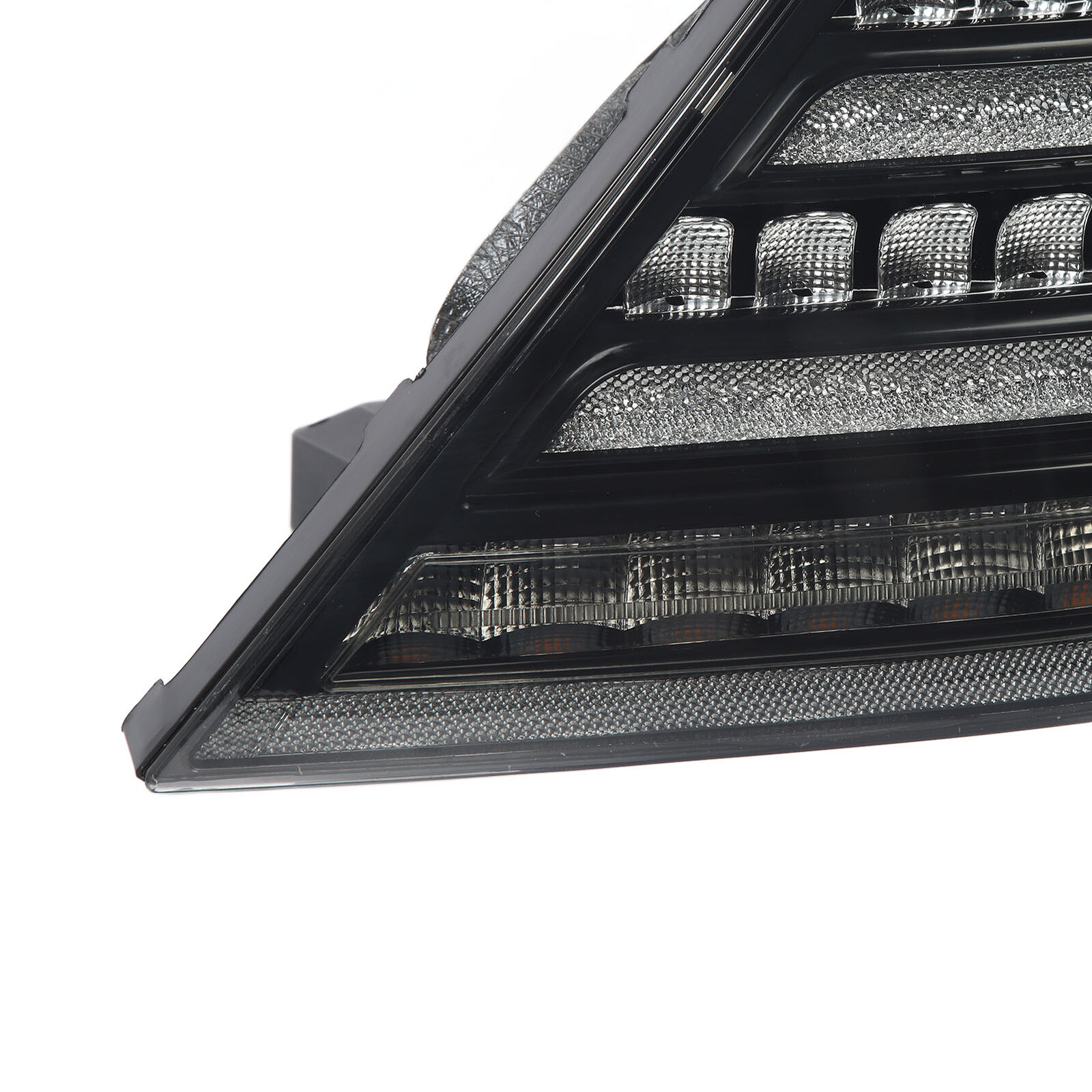 (Black)Car Rear Lamp Sport LED Taillight Turn Signal Fog Light For S ...