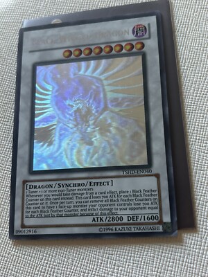 Yugioh Black-Winged Dragon GHOST rare! THSD Unlimited Edition | eBay Yugioh Black-Winged Dragon GHOST rare! THSD Unlimited Edition | eBay