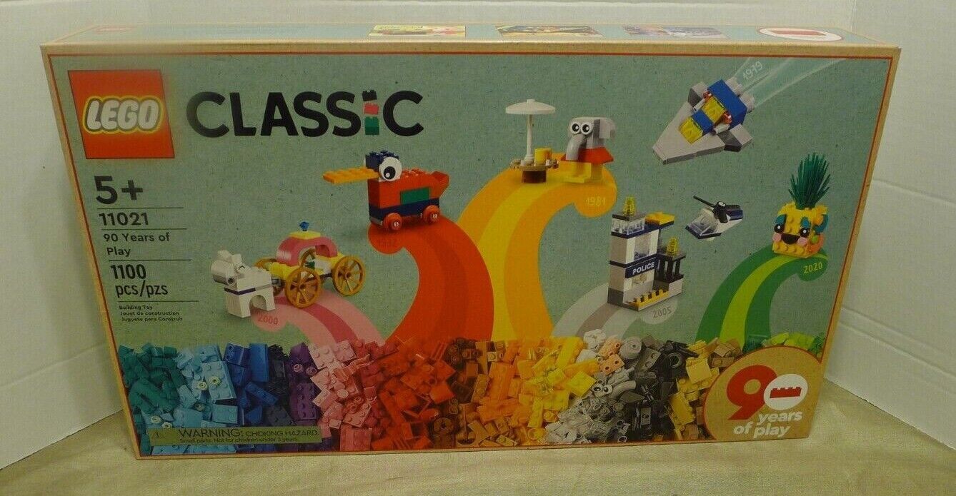 Lego Classic 90 Years of Play #11021 New Factory Sealed 